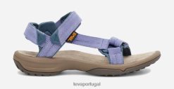 Teva camurça terra fi lite feminina HP48136 impressão roxa