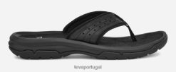 Teva chinelo langdon masculino HP48392 verdadeiro Preto