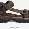 Teva couro universal terra fi 5 masculino HP48144 Café turco
