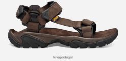 Teva couro universal terra fi 5 masculino HP48144 Café turco