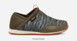 Teva crianças lembram tie-dye HP48362 sorvete de azeitona escura