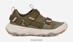 Teva fluxo de mulheres universal HP48118 azeitona queimada
