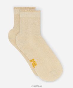 Teva meias metálicas de todos os gêneros HP48209 ouro metálico