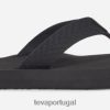 Teva mingau feminino ii HP4841 folhas pretas