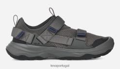 Teva saída masculina universal HP48394 cinza escuro gaivota