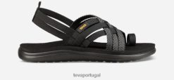 Teva voya feminina com tiras HP48138 hera negra