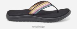 Teva voya flip feminino HP4854 multi preto antíguo