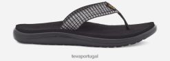 Teva voya flip feminino HP4856 bar rua branco multi