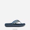 Teva voya flip para crianças grandes HP48163 kishi azul escuro