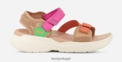 Teva zymic feminino HP4885 café com leite/prisma multi
